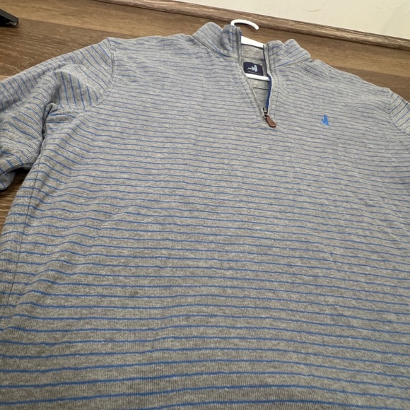 Johnnie-O Quarter-Zip Pullover, Size Large, Silo Ridge - Picture 7 of 10